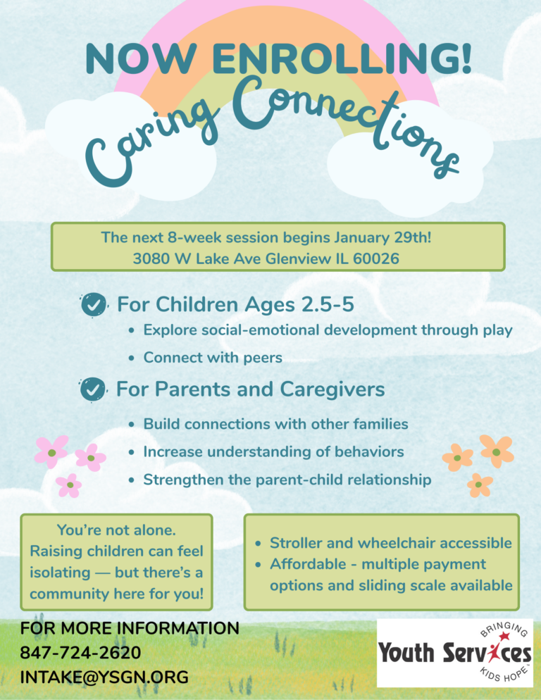 Caring Connections for parents and children 3-5 years old
