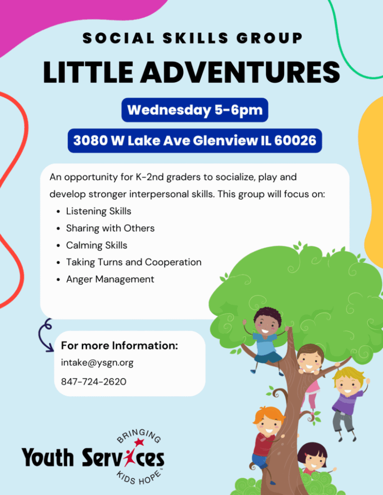 Little Adventures Social Skills Group at Youth Servicews